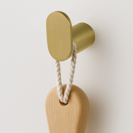 Stainless Steel Brushed Yellow Gold Robe Hook Wall Mounted Stainless Steel Brushed Yellow Gold Robe Hook Wall Mounted